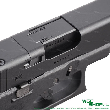 Close-up view of GHK Glock 34 G34 Gen5 MOS GBB Airsoft