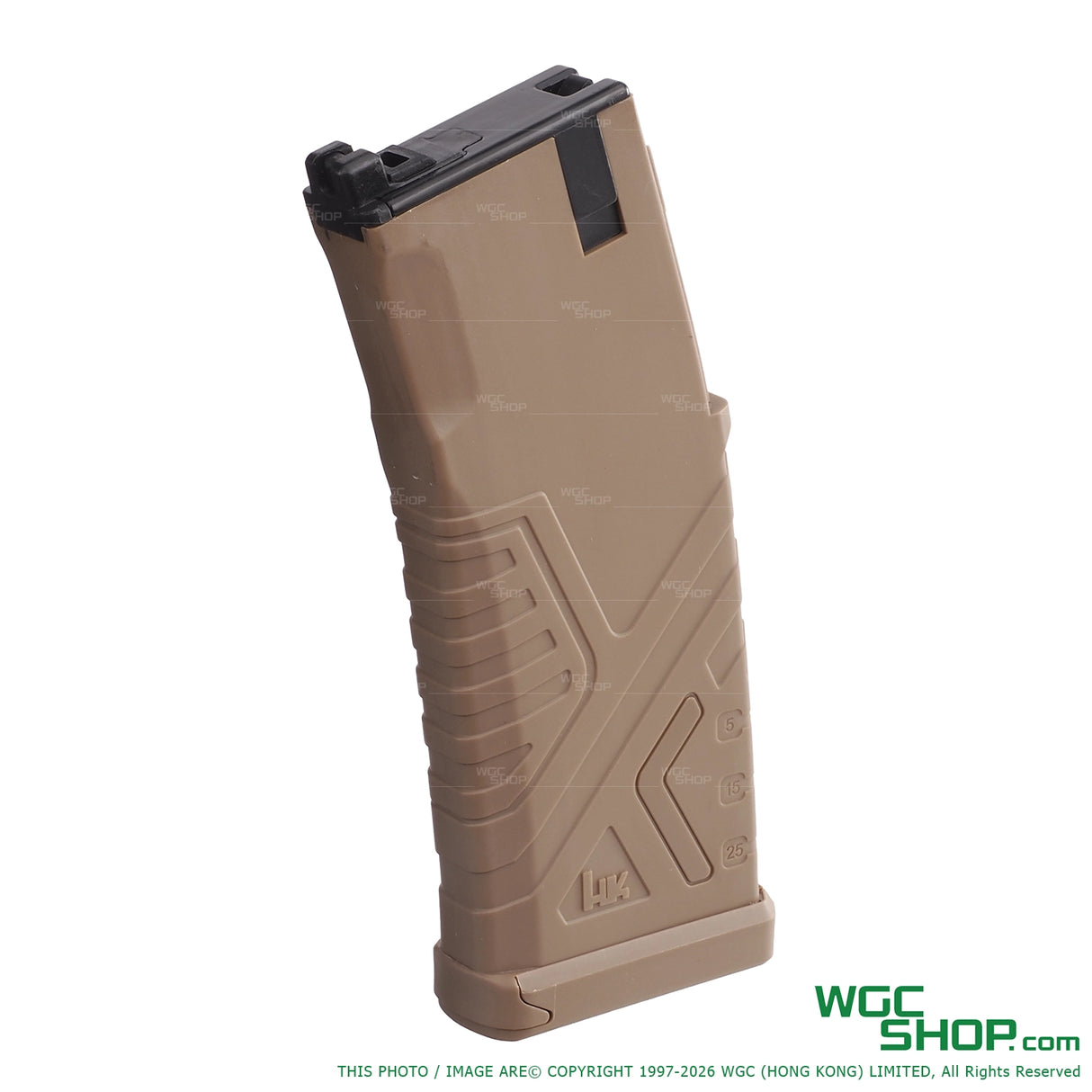 GHK HK416 32Rds Gas Airsoft Magazine - Tan GHK-HK416A5-GAS-MAG-TN - WGC Shop
