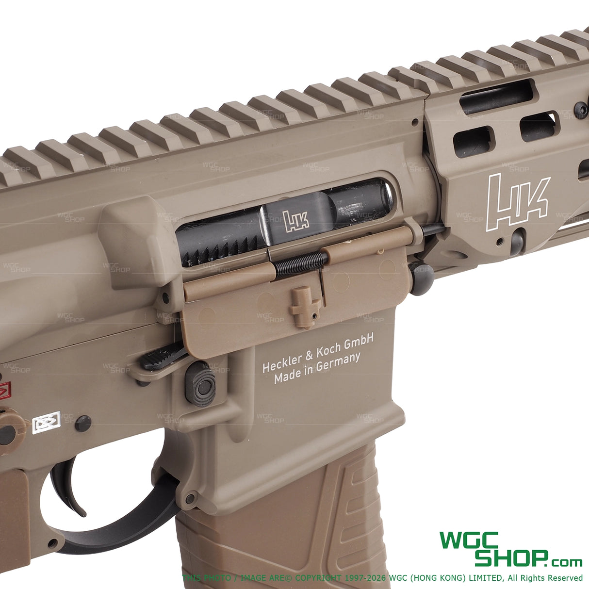 GHK HK416A5 GBB Airsoft ( Tan / Deluxe Version ) - UMAREX Licensed GHK-HK416-TAN-DX - WGC Shop