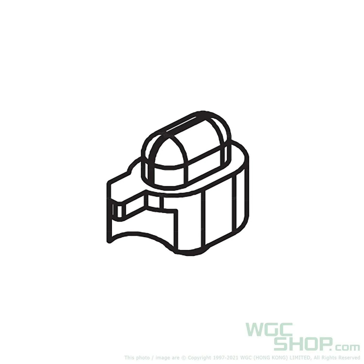 GHK Original Parts - Bottom Plate Latch for Glock G17 Gas Magazine ( G17M-02-1 ) - WGC Shop