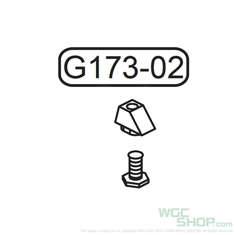 GHK Original Parts - Glock G17 Gen3 Front Sight for GBB Airsoft ( G173-02 ) - WGC Shop