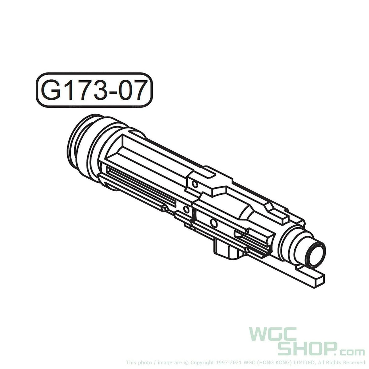 GHK Original Parts - Glock G17 Gen3 Piston / Loading Nozzle for GBB ...