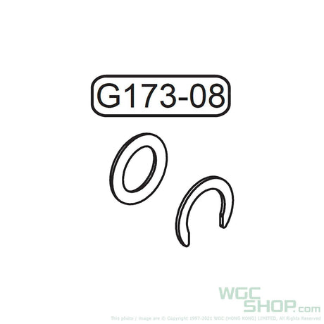 GHK Original Parts - Glock G17 Gen3 Piston O-Ring A for GBB Airsoft ( G173-08 ) - WGC Shop