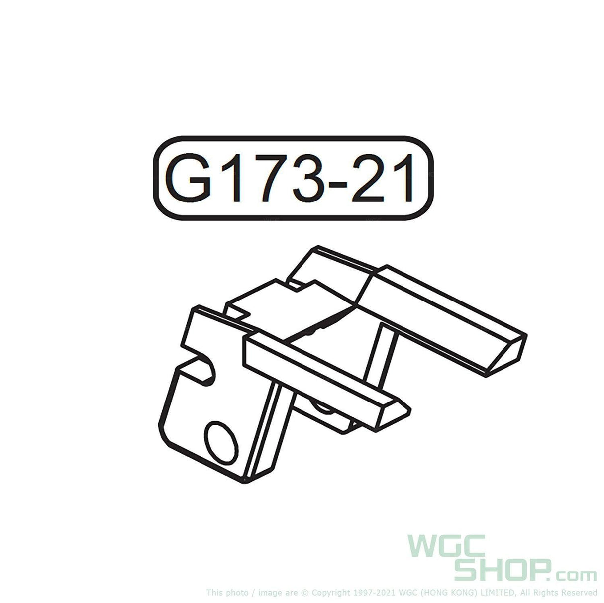 GHK Original Parts - Glock G17 Gen3 Trigger Locator for GBB Airsoft ( G173-21 ) - WGC Shop