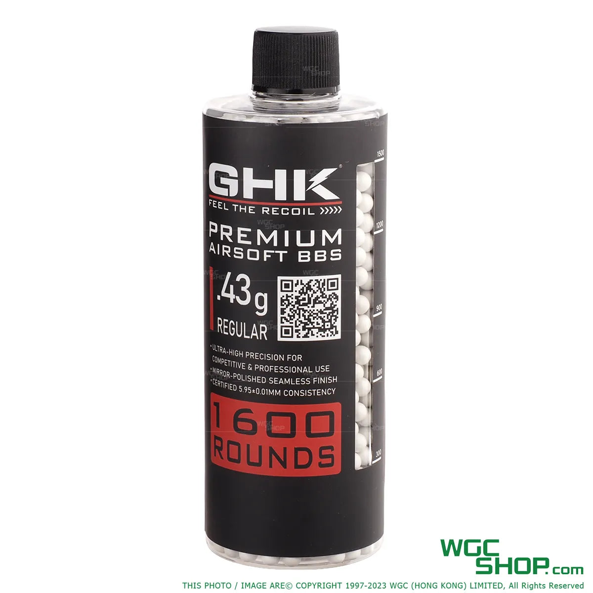 GHK Premium Airsoft BBs 1600 Rounds ( 0.32g-0.43g )