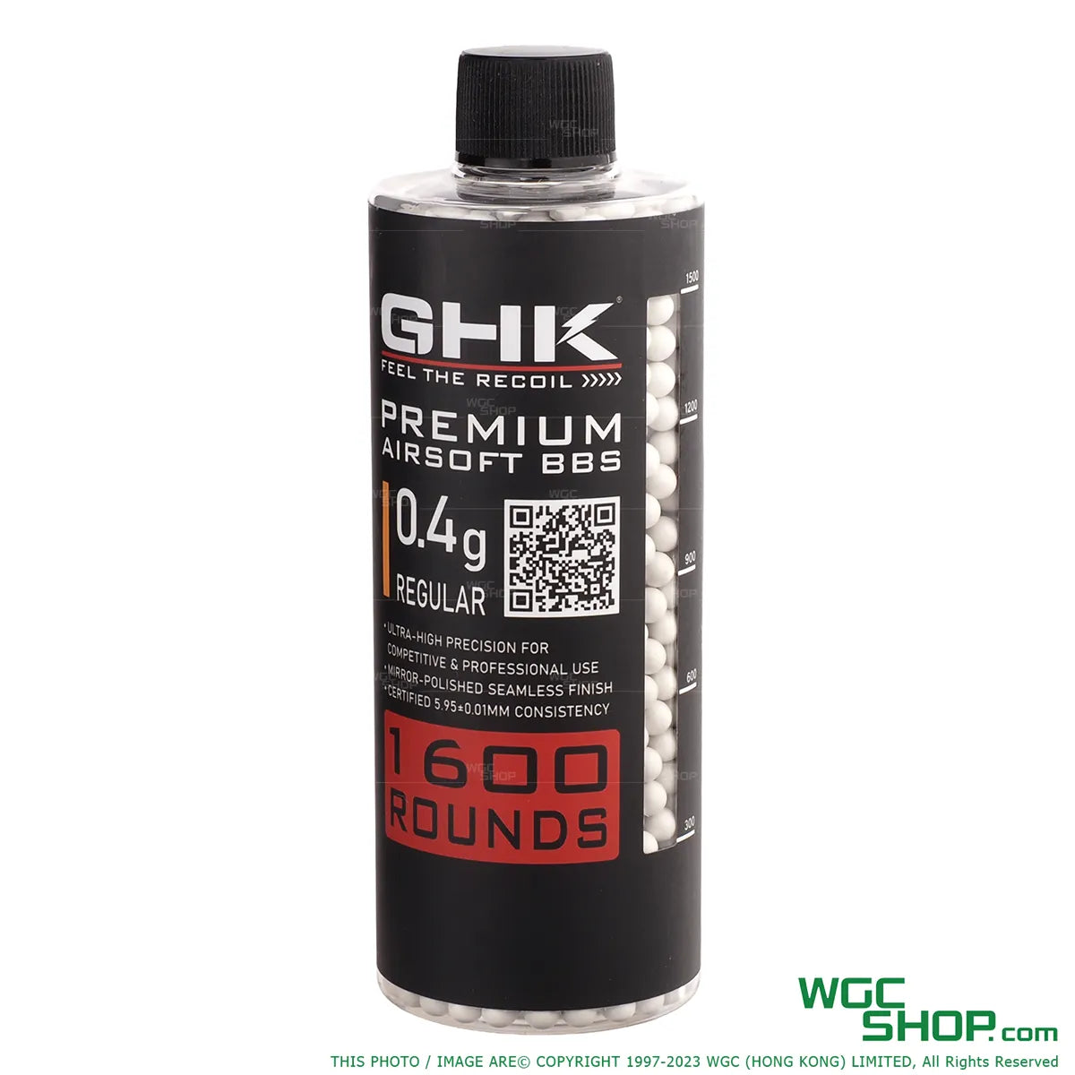 GHK Premium Airsoft BBs 1600 Rounds ( 0.32g-0.43g )