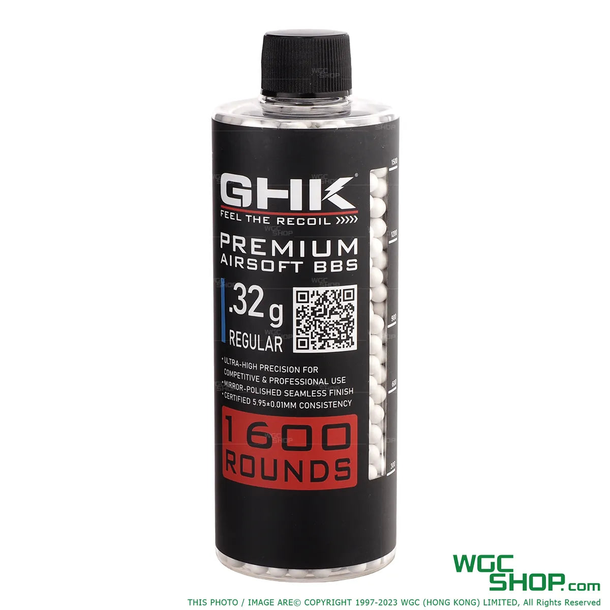 GHK Premium Airsoft BBs 1600 Rounds ( 0.32g-0.43g )