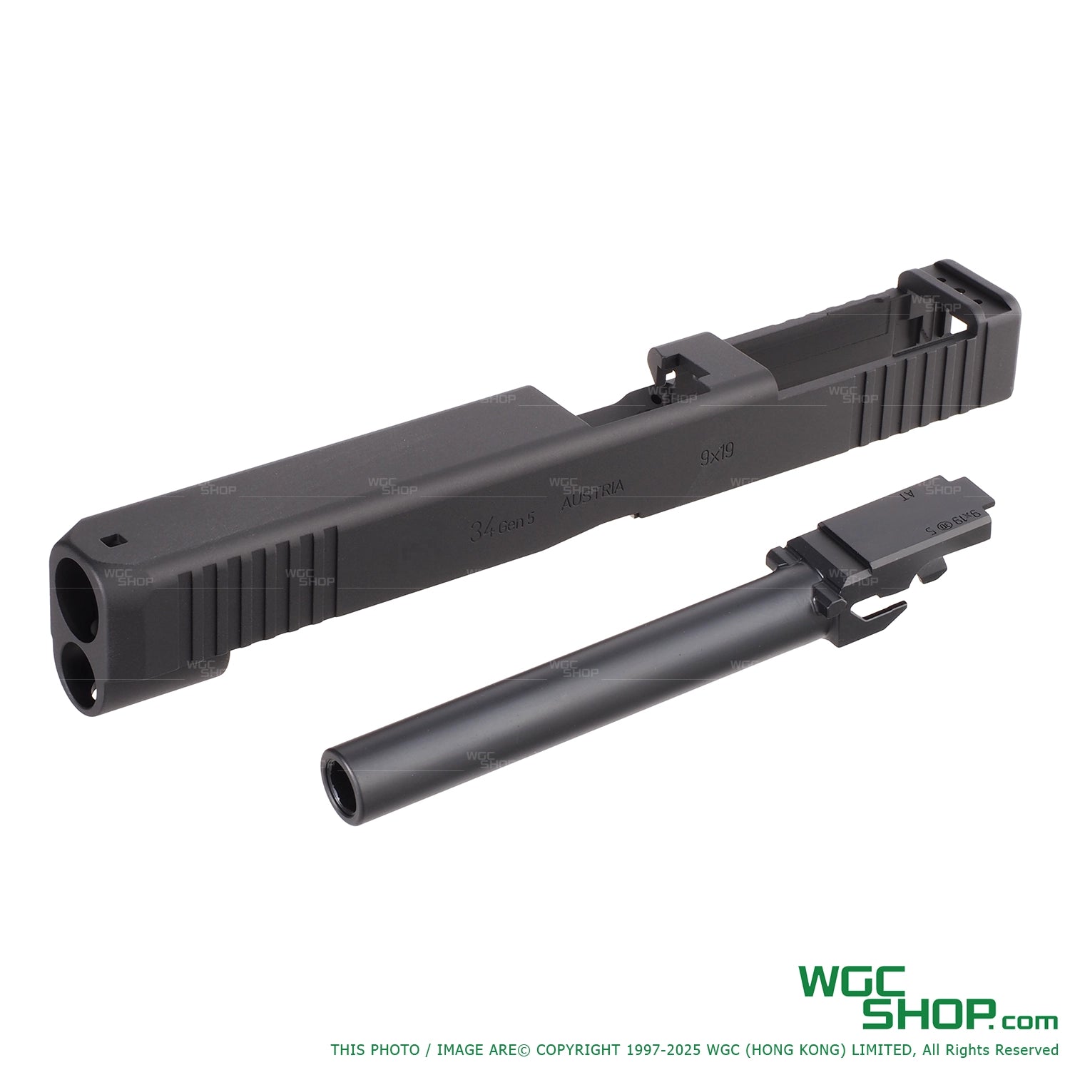 GUARDER 34 Style CNC Aluminum Slide w/ Steel Barrel for MARUI G17