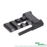 Black Picatinny rail adapter for Marui USP Compact GBB, metal tactical firearm accessory