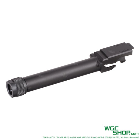 Guarder black steel 14mm threaded outer barrel for Marui G17 Gen5 MOS pistol