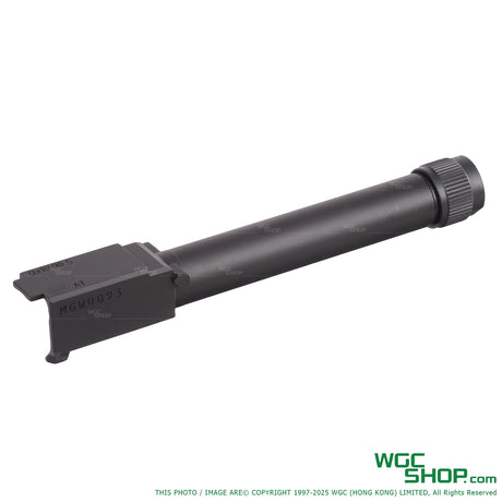 Guarder steel 14mm threaded outer barrel for Marui G17 Gen5 MOS airsoft pistol in black finish