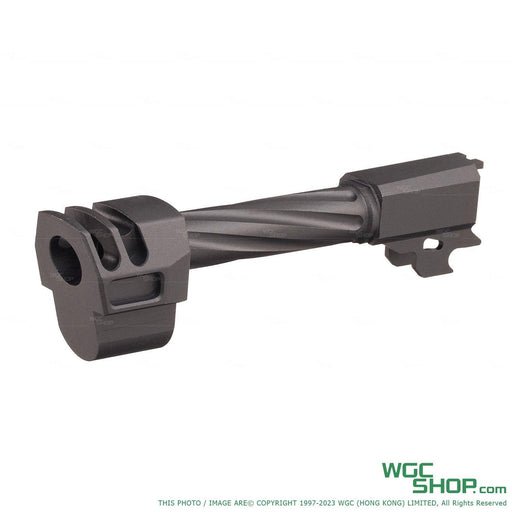 GUNDAY CNC Outer Barrel with Compensator Type A for SIG AIR M18 GBB Airsoft - WGC Shop