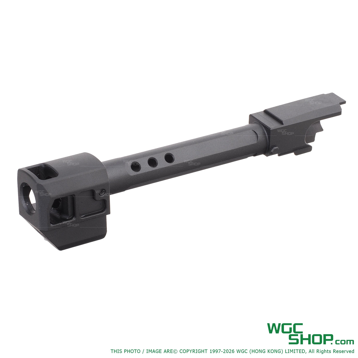 GUNDAY HAED HC / TP Style Aluminum Outer Barrel w/ Compensator for MARUI P320 GBB Type F GUNDAY-TM08-F-BK - WGC Shop