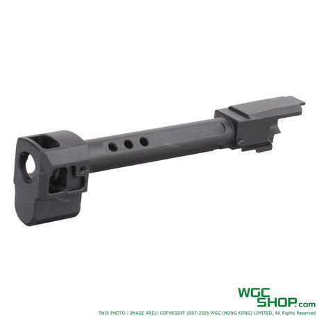GUNDAY HAED HC / TP Style Aluminum Outer Barrel w/ Compensator for MARUI P320 GBB Type H GUNDAY-TM08-H-BK - WGC Shop