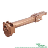 Left view of GUNDAY RA Style Aluminum Outer Barrel w/ Comp for MARUI G17 Gen5 GBB Airsoft