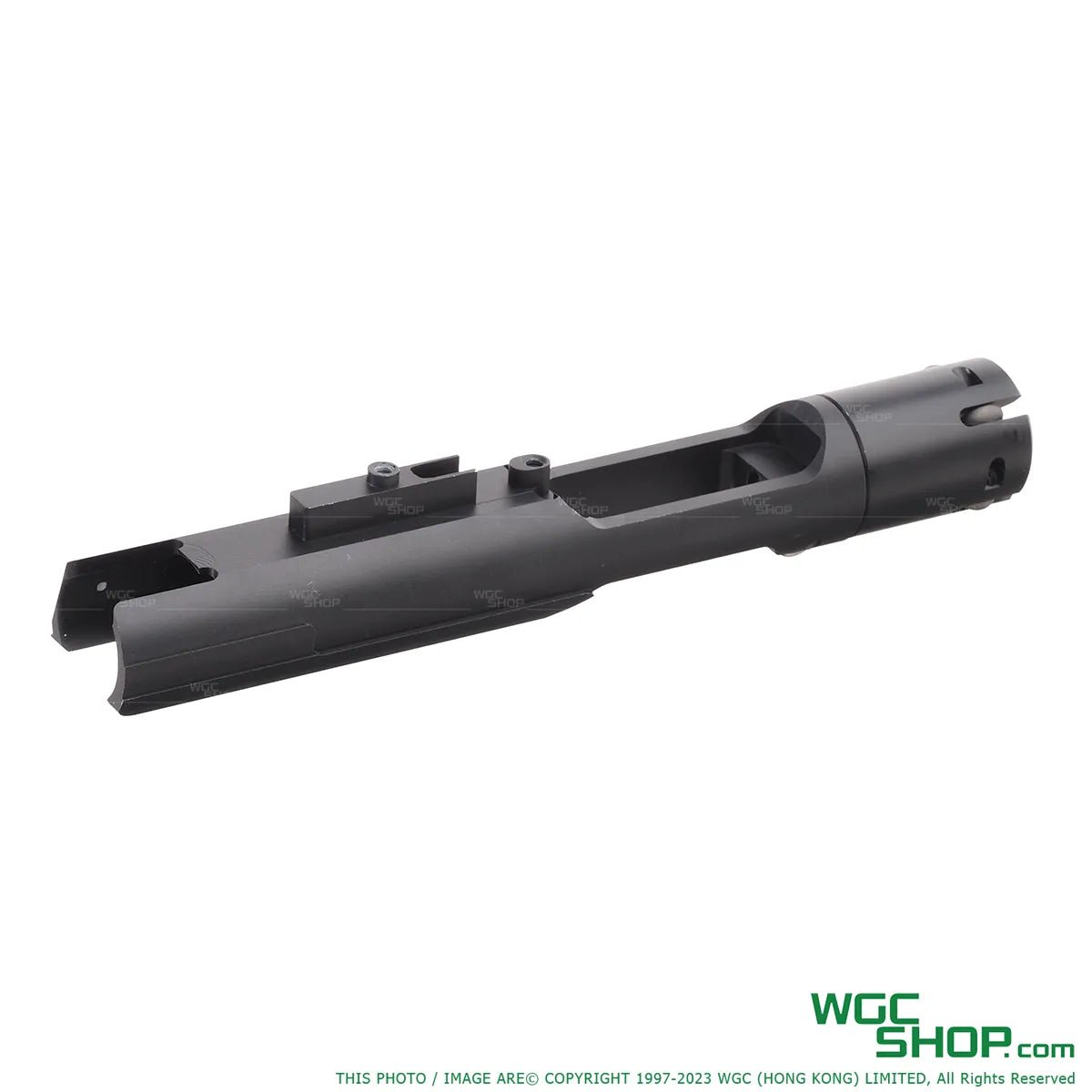 Right view of GUNDAY RA Style BCG Case with Unicorn Nozzle Set for Marui MWS GBB Airsoft - Black