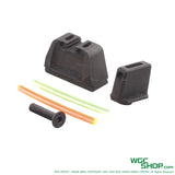 GUNDAY Steel Suppressor Height Sight Set for VFC G17 / 19 Gen5 MOS / G19X / G45 GBB