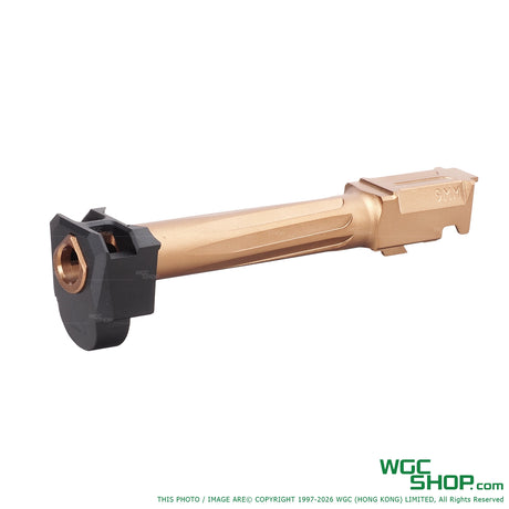 GUNDAY RA Style Aluminum Outer Barral w/ Compensator for Marui G17 Gen5 MOS GBB Black+Tan GUNDAY-TM01-G17-SE - WGC Shop