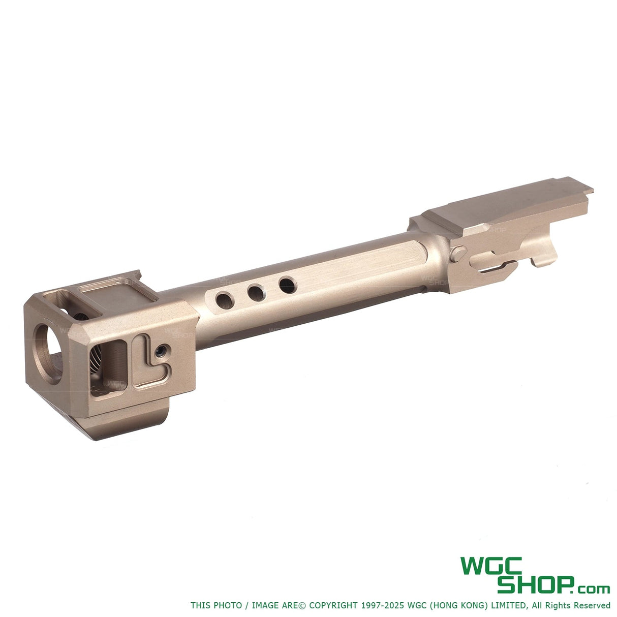 GUNDAY TP Style Aluminum Outer Barrel w/ HAED Style Compensator Type A for MARUI G17 Gen5 MOS GBB Airsoft