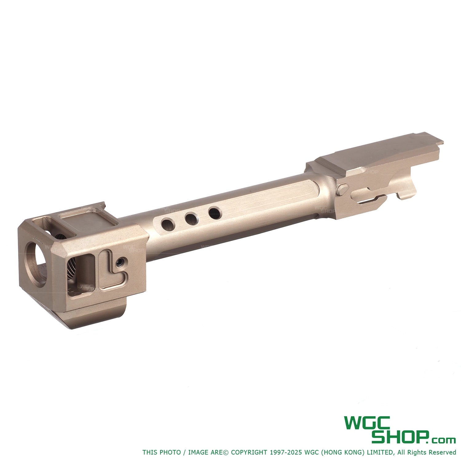 GUNDAY TP Style Aluminum Outer Barrel w/ HAED Style Compensator Type A for MARUI G17 Gen5 MOS GBB Airsoft