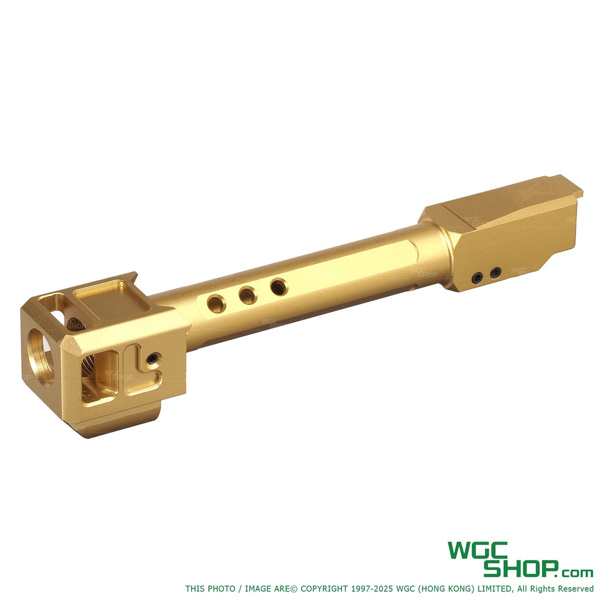 GUNDAY TP Style Aluminum Outer Barrel w/ HAED Style Compensator Type A for VFC G17 Gen5, SRC G17 Gen5 MOS GBB Airsoft