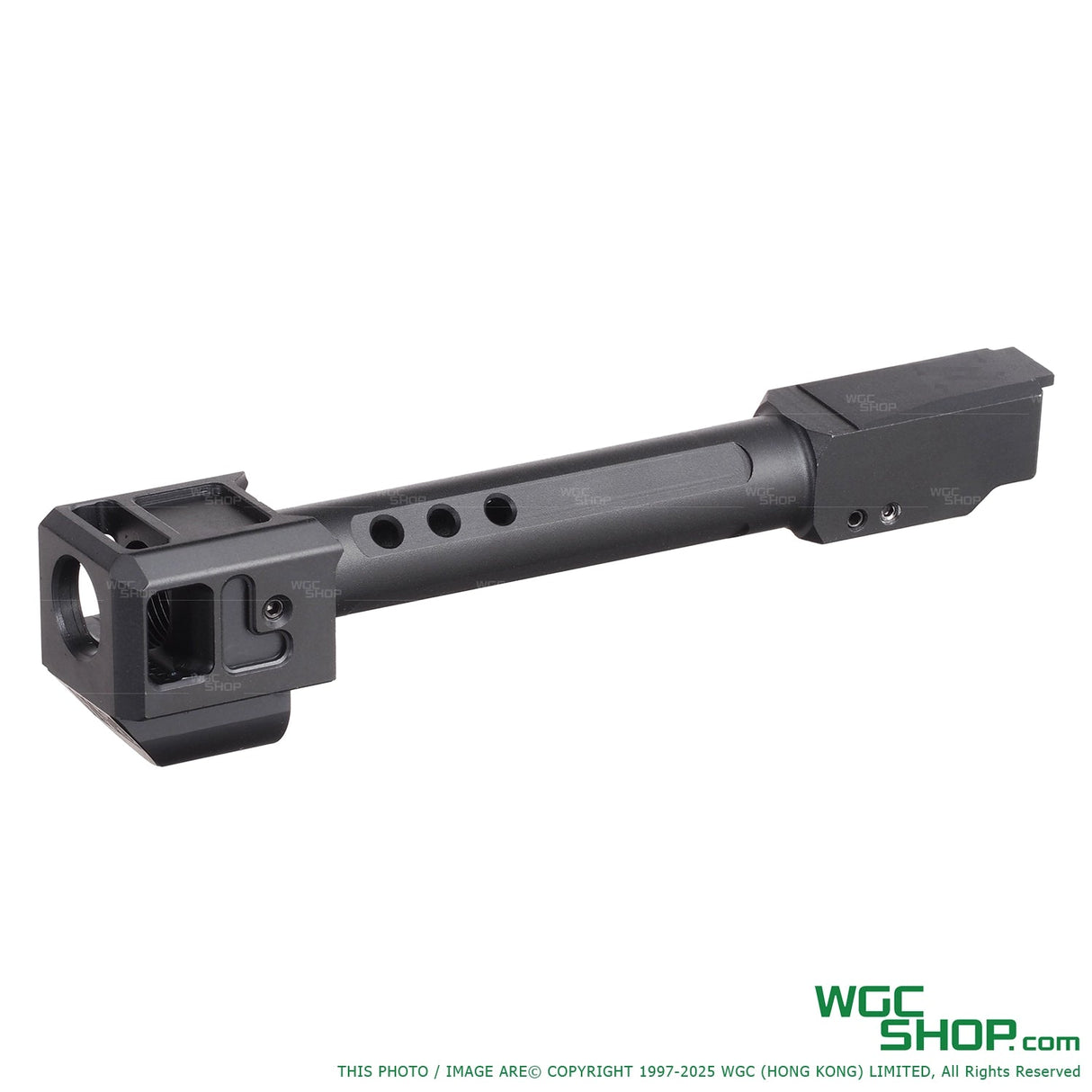 GUNDAY TP Style Aluminum Outer Barrel w/ HAED Style Compensator Type A for VFC G17 Gen5, SRC G17 Gen5 MOS GBB Airsoft