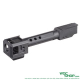 GUNDAY TP Style Aluminum Outer Barrel w/ HAED Style Compensator Type A for VFC G19 Gen5, G45, G19X, SRC G19 Gen5 MOS, GHK G45 GBB Airsoft
