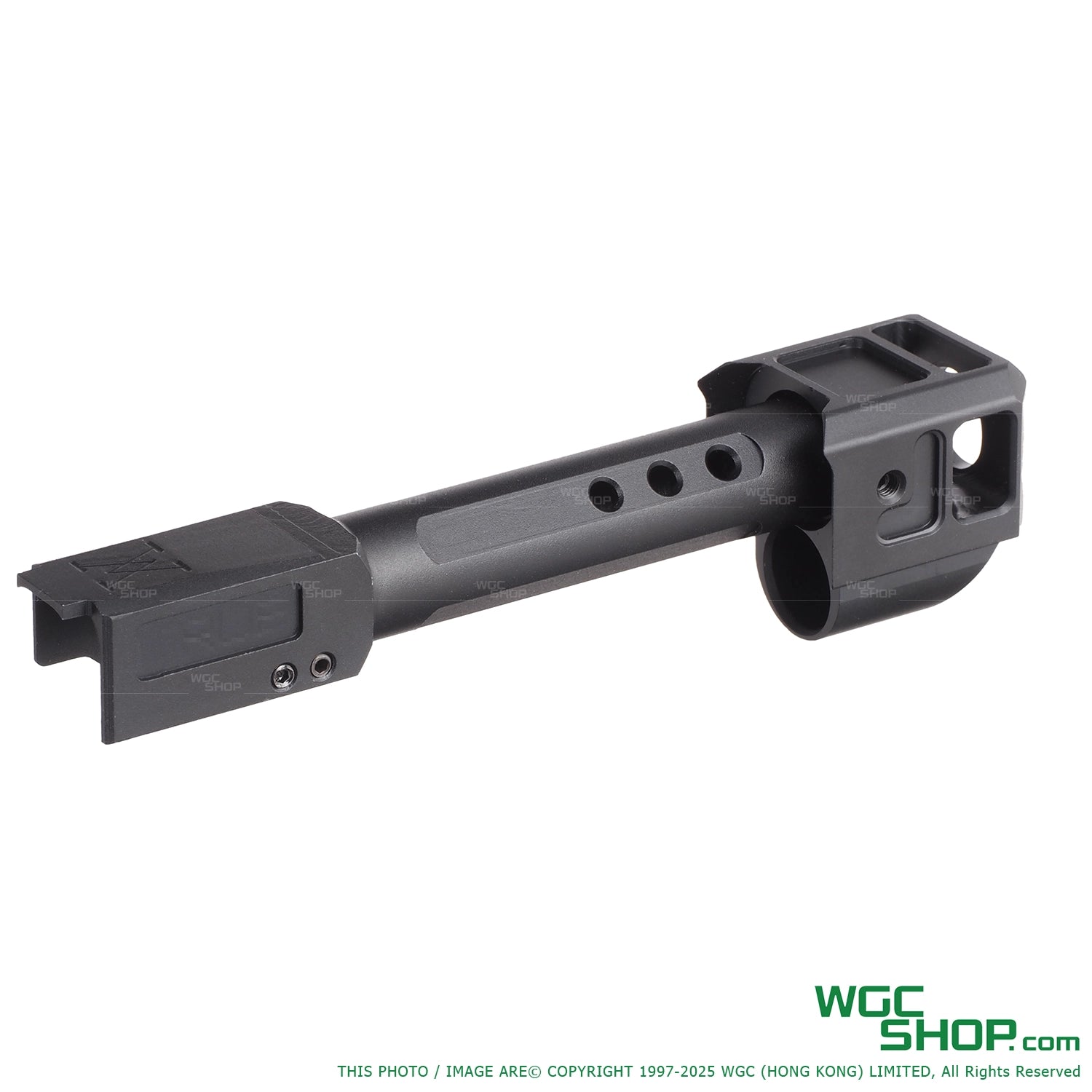 GUNDAY TP Style Aluminum Outer Barrel w/ HAED Style Compensator Type A for VFC G19 Gen5, G45, G19X, SRC G19 Gen5 MOS, GHK G45 GBB Airsoft