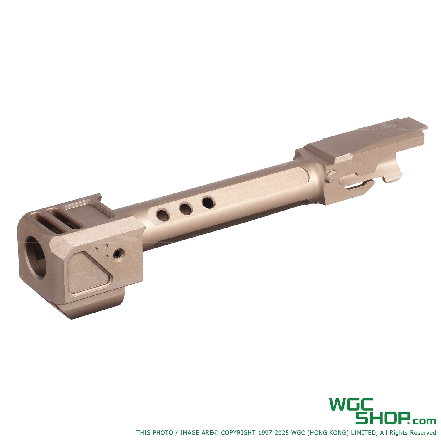GUNDAY TP Style Aluminum Outer Barrel w/ HAED Style Compensator Type B for MARUI G17 Gen5 MOS GBB Airsoft