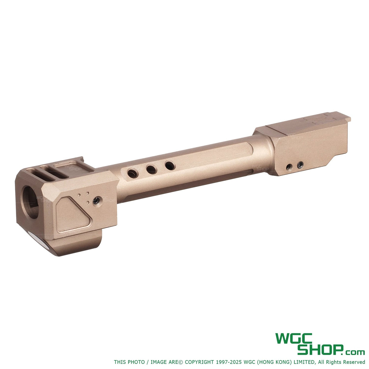 GUNDAY TP Style Aluminum Outer Barrel w/ HAED Style Compensator Type B for VFC G17 Gen5, SRC G17 Gen5 MOS GBB Airsoft