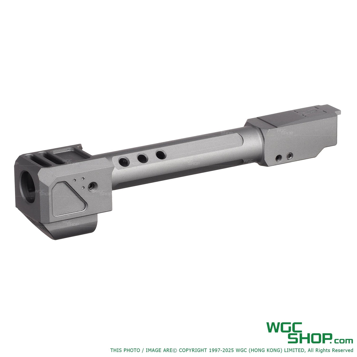 GUNDAY TP Style Aluminum Outer Barrel w/ HAED Style Compensator Type B for VFC G17 Gen5, SRC G17 Gen5 MOS GBB Airsoft