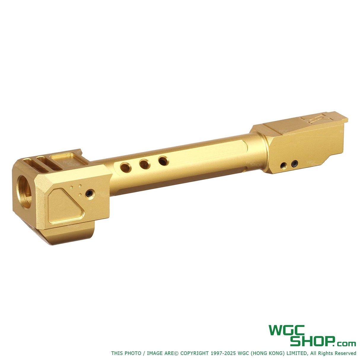GUNDAY TP Style Aluminum Outer Barrel w/ HAED Style Compensator Type B for VFC G17 Gen5, SRC G17 Gen5 MOS GBB Airsoft