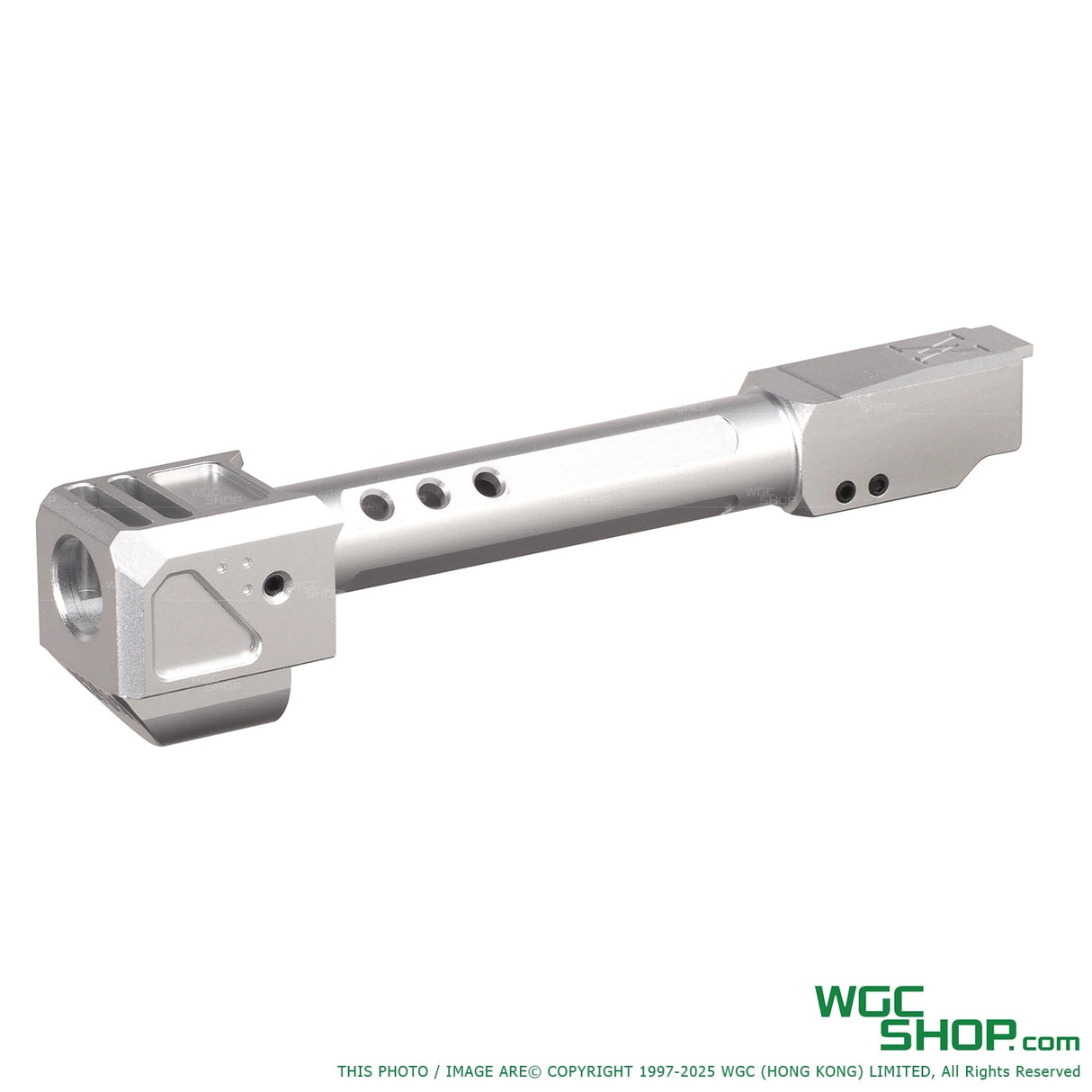 GUNDAY TP Style Aluminum Outer Barrel w/ HAED Style Compensator Type B for VFC G17 Gen5, SRC G17 Gen5 MOS GBB Airsoft