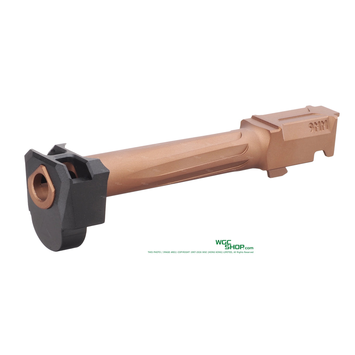 GUNDAY Aluminum Outer Barrel w/ Compensator for VFC G17 Gen5 GBB Airsoft Black+Copper GUNDAY-V05-G17-SE - WGC Shop