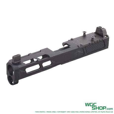 GUNDAY ZP Style Aluminum Slide Kit for VFC G19 Gen5 / G45 / G19X / MOS GBB Black GUNDAY-ZP01-BK - WGC Shop