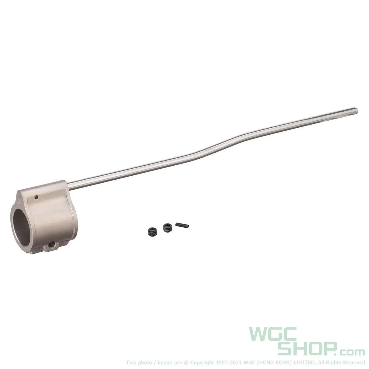 GUNS MODIFY Stainless Gas Block with MWS Length Gas Tube - Marui MWS GBB Airsoft - WGC Shop