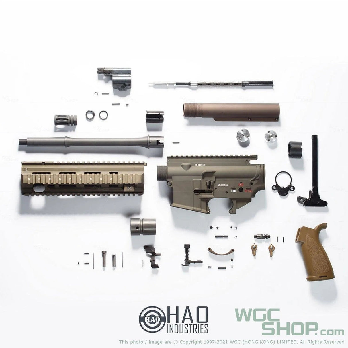 HAO 416A5 Conversion Kit for Marui MWS GBB Airsoft ( RAL8000 ) - WGC Shop
