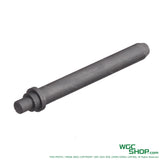 Black steel recoil spring guide rod for MP IX airsoft gun on white background