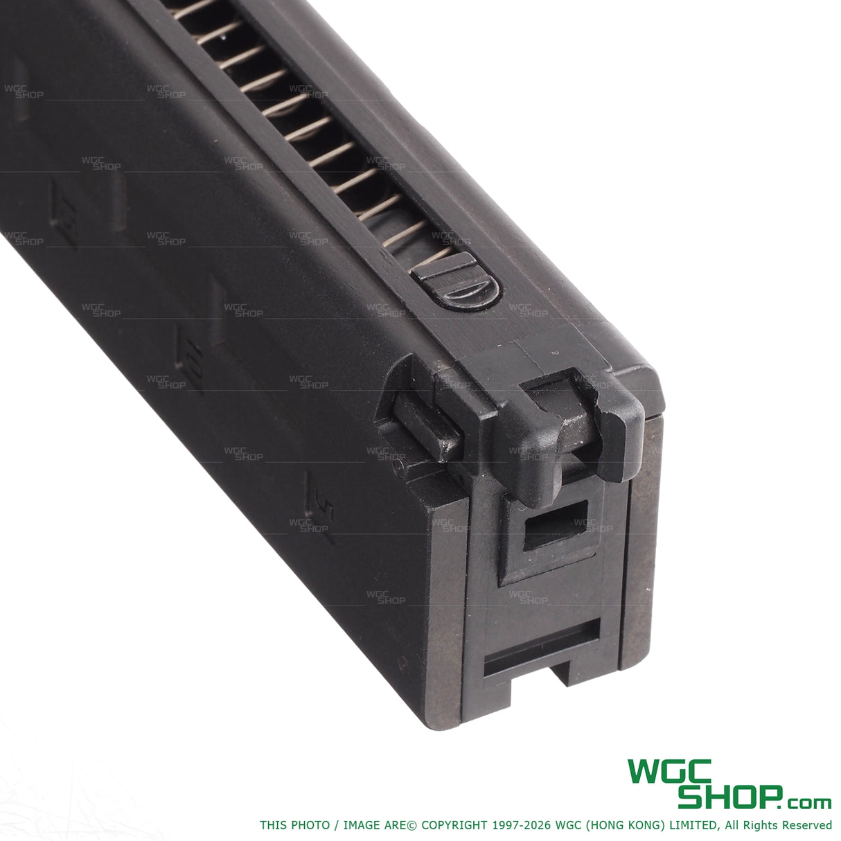 Top close-up view of KWA 48Rds TAC-9 Gas Airsoft Magazine - WGC Shop