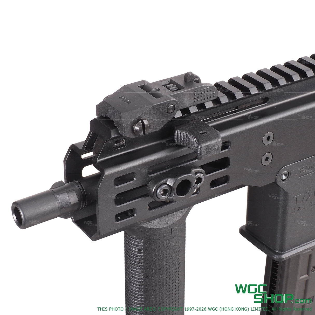 Front close-up view of KWA TAC-9 GBB Airsoft - WGC Shop