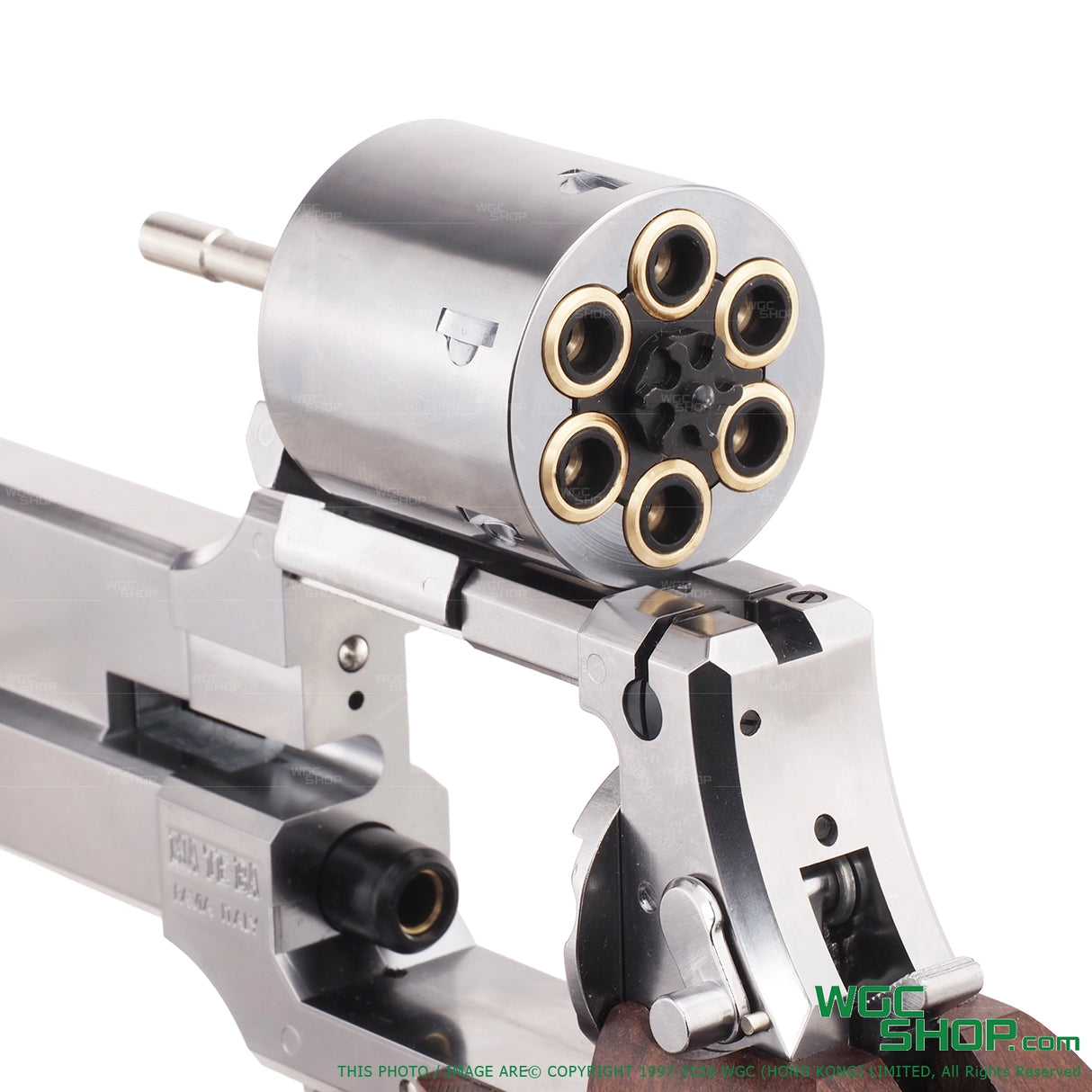 MARUSHIN Mateba Revolver 6 Inch - Sliver Wood Grip MSJP-MATEBA-6-S-WG - WGC Shop