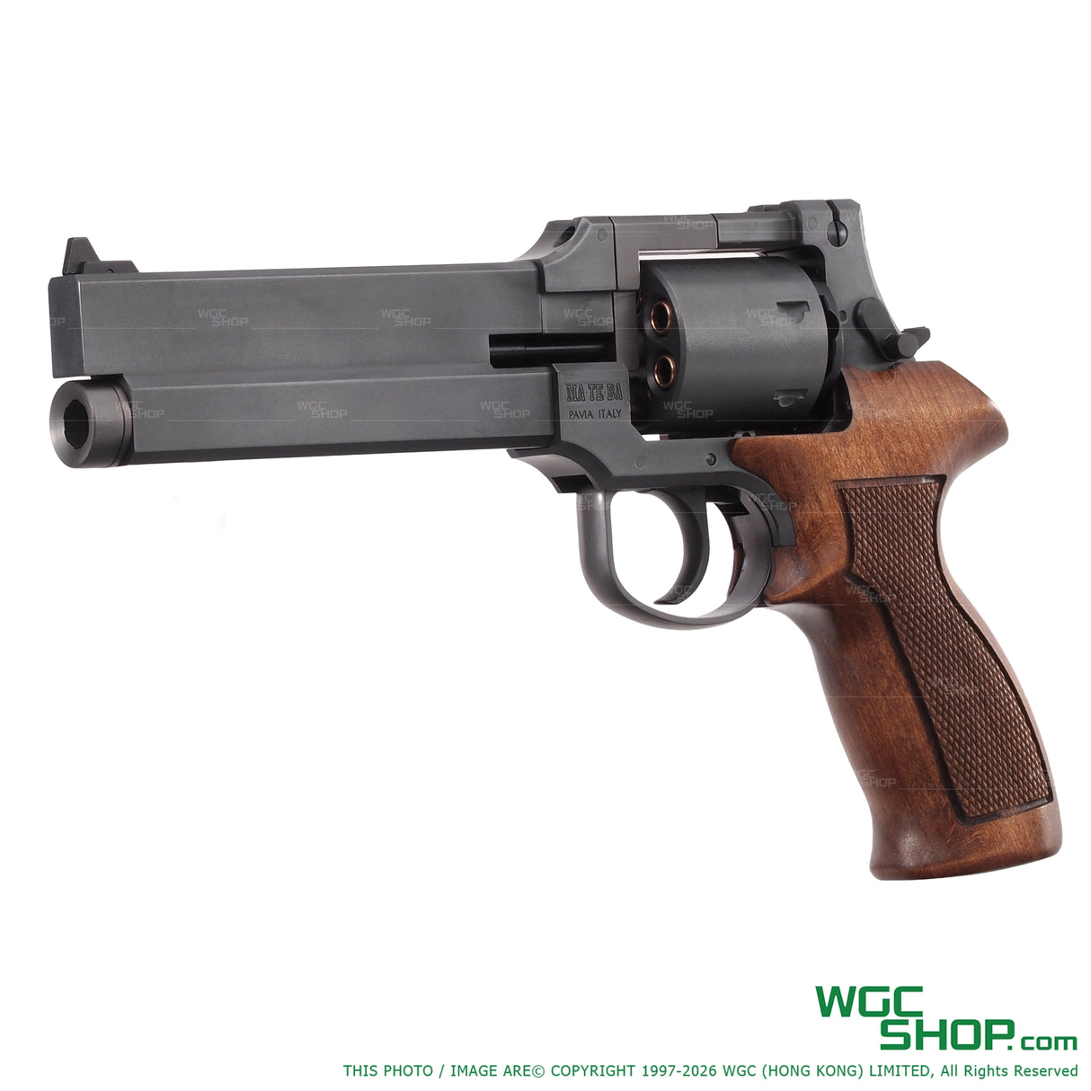 MARUSHIN Mateba Revolver 6 Inch - Excellent HW Wood Grip MSJP-MATEBA-6-E-HW-WG - WGC Shop