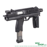 Right side stock folded view of Maruyama MP-IX MP9 gbb airsoft