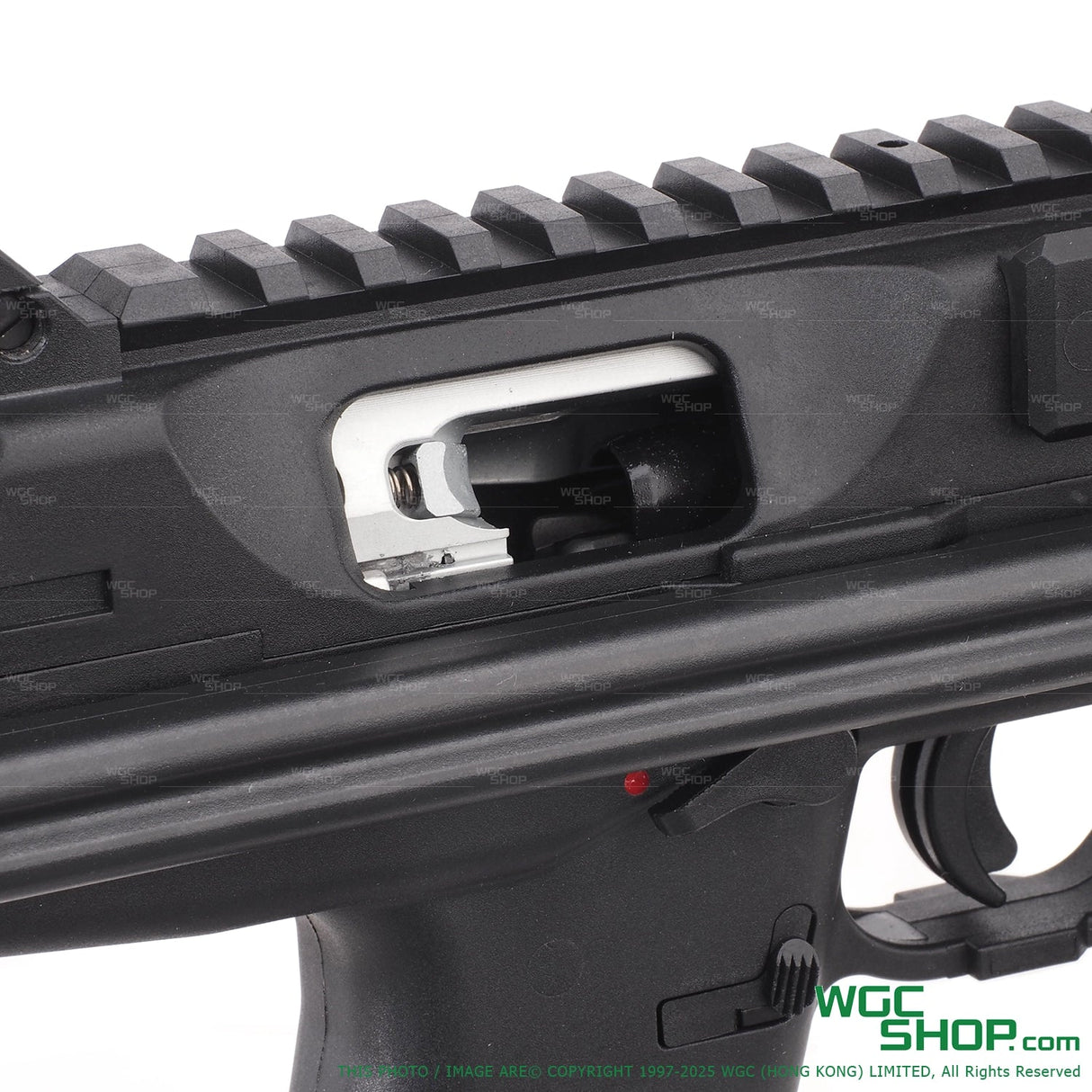 Close-up view of Maruyama MP IX MP9 bolt carrier