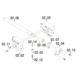 MARUYAMA Original Parts - Hop-Up Chamber Set for SCW-9 GBB Airsoft ( 02-02 + 02-03 + 02-11x2 + 02-14 + 02-05 + 02-12 + 02-07 )-WGC Shop