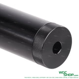 Black Northeast barrel extension with textured end cap for Maschinenpistole UZI GBB airsoft gun