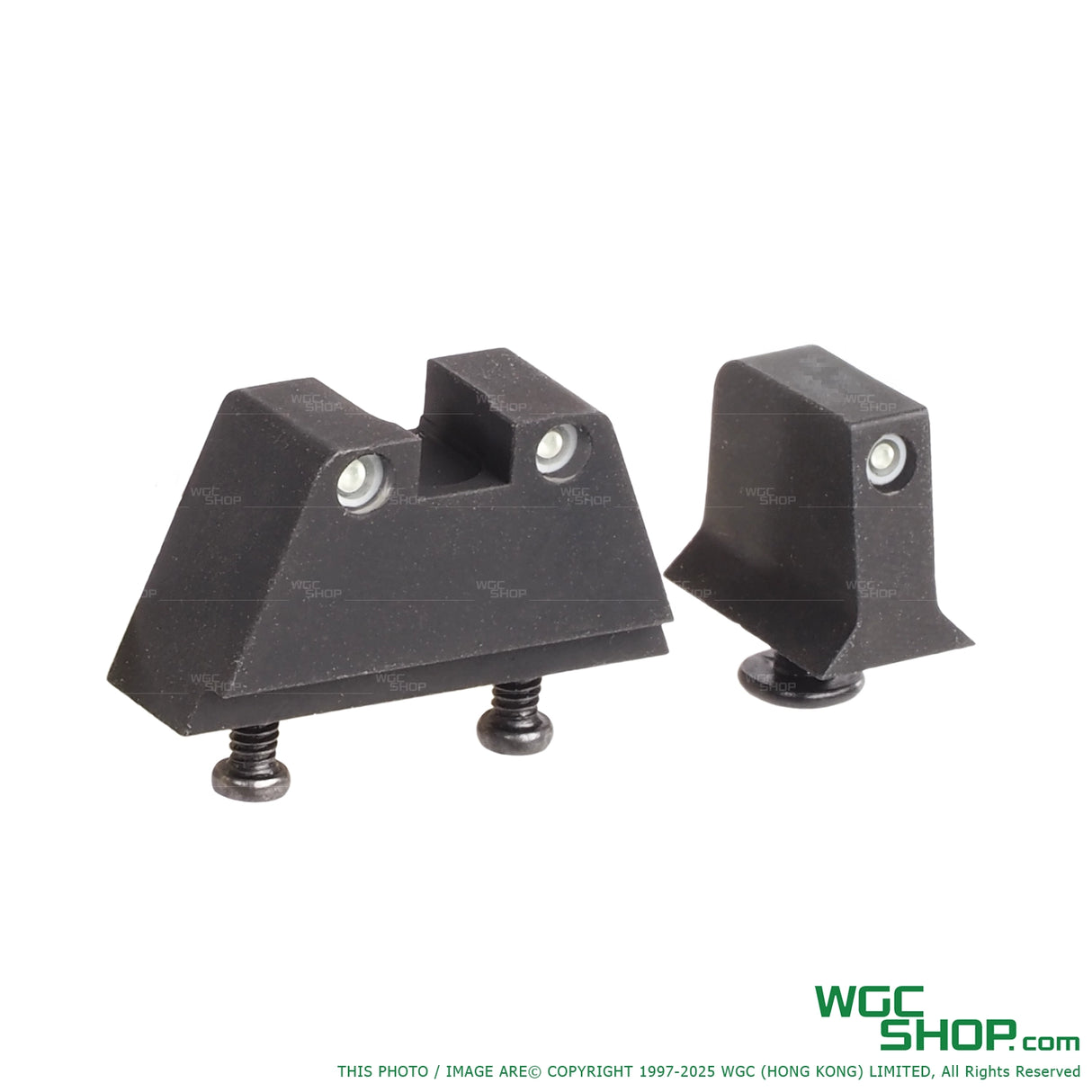 Back view of NORTHEAST suppressor combat night sight for MARUI G17 Gen5 GBB airsoft