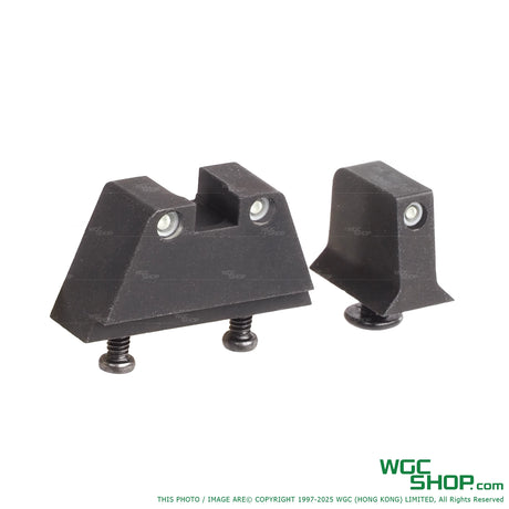 Back view of NORTHEAST suppressor combat night sight for MARUI G17 Gen5 GBB airsoft