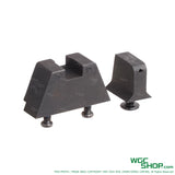 Front view of NORTHEAST suppressor combat night sight for MARUI G17 Gen5 GBB airsoft