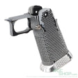 Nova CNC G10 Grip for Marui 5.1 Hi - Capa GBB Airsoft ( Golf Ball Dimple Texture ) Black - White NOVA-GRIP-G10HC-GB-BW - WGC Shop